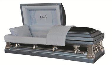 Cofanetto ad angolo quadrato nero blu bicolore